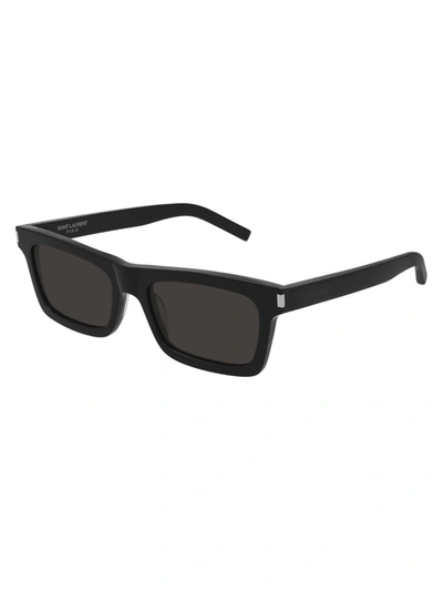 Shop Saint Laurent Sl 461 Betty Sunglasses In Black Black Black