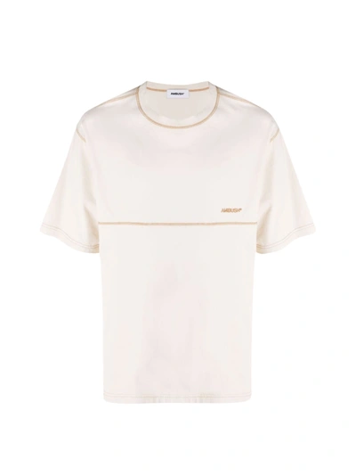 Shop Ambush Overstitch T-shirt In Birch Parsnip