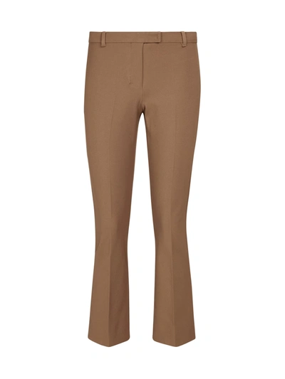 Shop Max Mara Umanita Pants In Camel