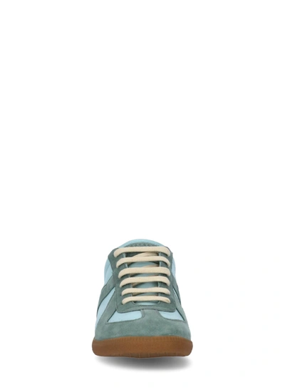 Shop Maison Margiela Sneakers In Nimbus/ Smoke Green