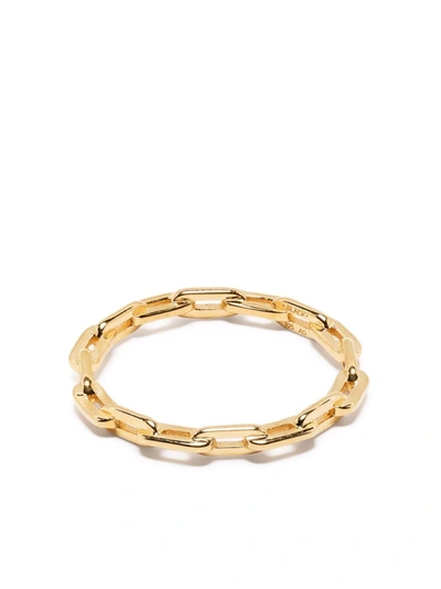 Shop Maria Black Gemma Link Ring In Gold