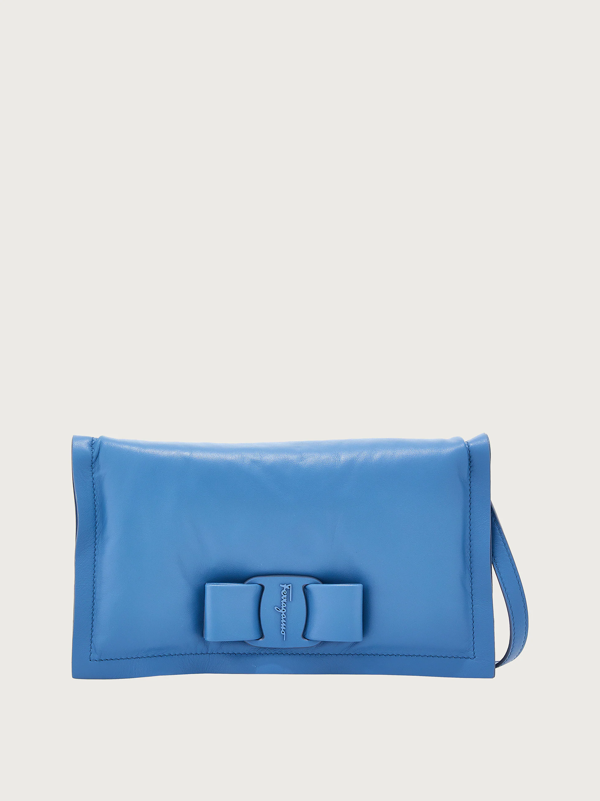 Salvatore Ferragamo Viva Bow Minibag In Blue | ModeSens