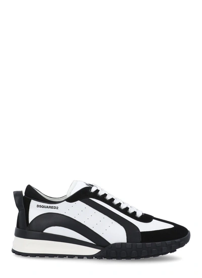 Dsquared2 Legend 551 Mix Leather Low-top Sneakers In Fantasy | ModeSens