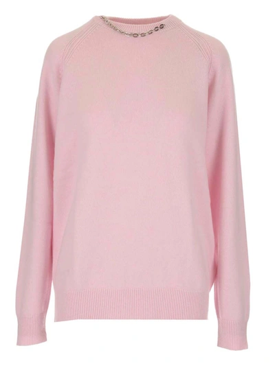 Shop Givenchy Chain Embellishment Sweater In Pink