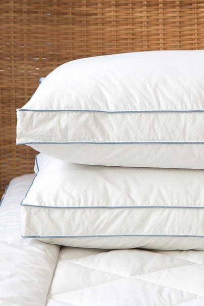 Shop Allied Home Tempa Sleep Standard Cooling Cotton Down Alternative Gusseted Pillow In White