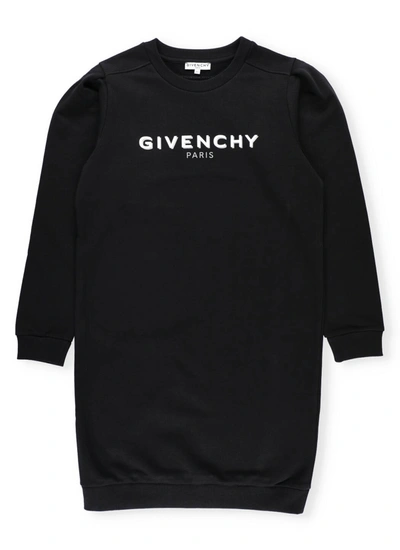 Shop Givenchy Logo Dress In Black