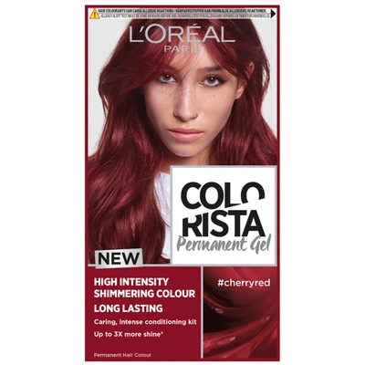 Shop L'oréal Paris Colorista Permanent Gel Hair Dye (various Shades) In 4 Cherry Red