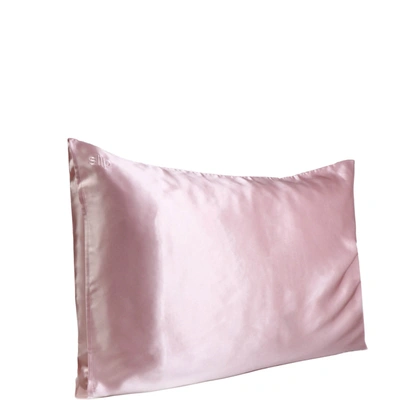 Shop Slip Silk Pillowcase - Queen (various Colours) In 10 Pink