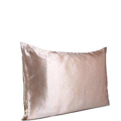 Shop Slip Silk Pillowcase - Queen (various Colours) In 13 Caramel