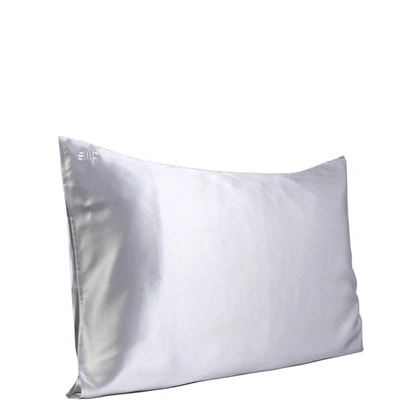 Shop Slip Silk Pillowcase - Queen (various Colours) In 11 Silver