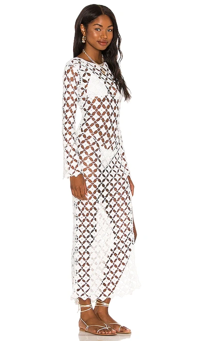 Tularosa Arella Midi Dress In White