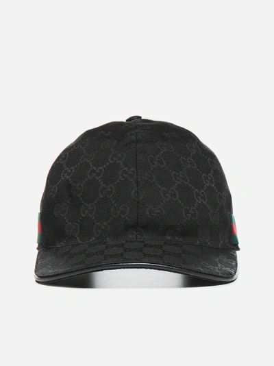 Shop Gucci Gg And Web Motif Baseball Cap