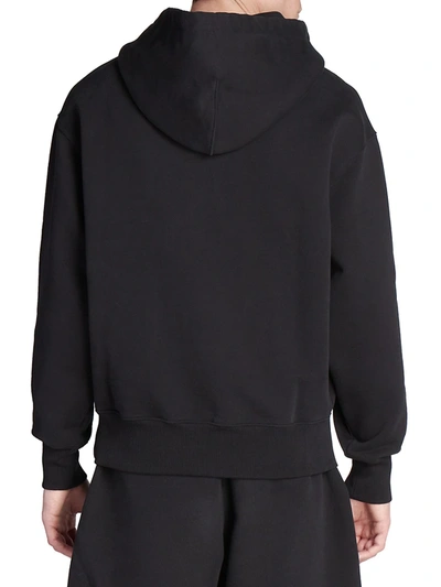 Shop Ami Alexandre Mattiussi De Coeur Hoodie Sweatshirt In Noir