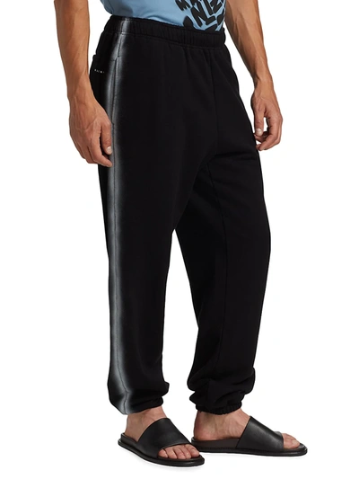 Shop Marni Cotton Jogger Sweatpants In Black