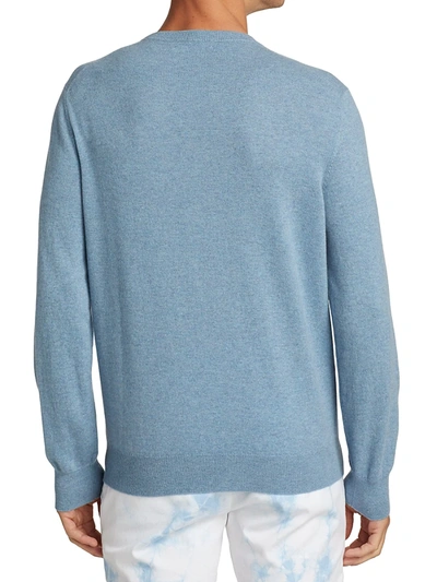 Shop Ermenegildo Zegna Women's Cashmere Crewneck Sweater In Blue