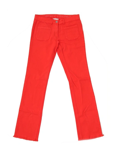 Shop Stella Mccartney Kids Straight Leg Jeans In Red