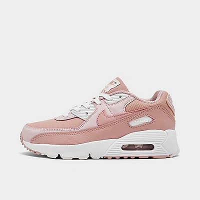 Shop Nike Little Kids' Air Max 90 Casual Shoes In Pink Oxford/summit White/barely Rose