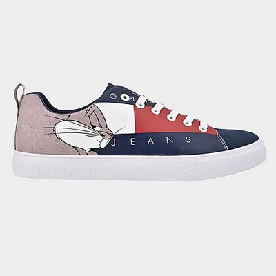 Shop Tommy Hilfiger Tommy Jeans X Space Jam Bugs Bunny Casual Shoes In Navy/grey Bugs Bunny