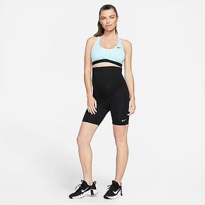 Shop Nike Women's One Bike Shorts (maternity) In Black/white