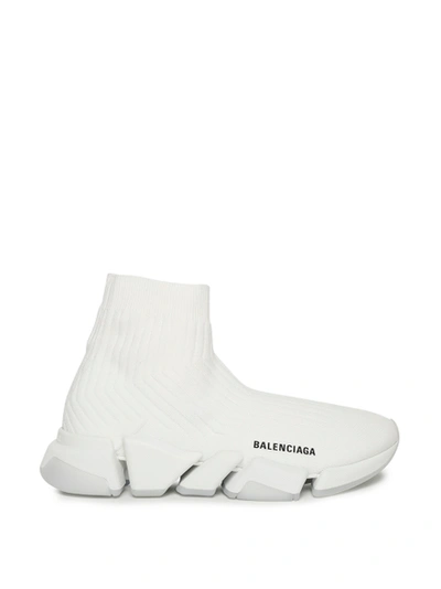 Shop Balenciaga Speed 2.0 Sneaker White