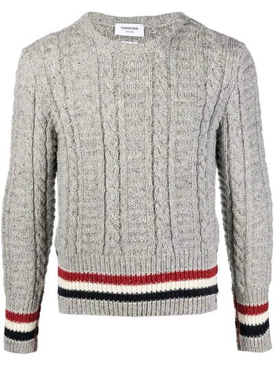 Shop Thom Browne Sweaters Grey