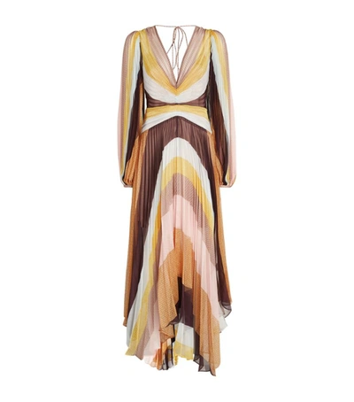 Shop Acler Striped Astone Dress In Multi