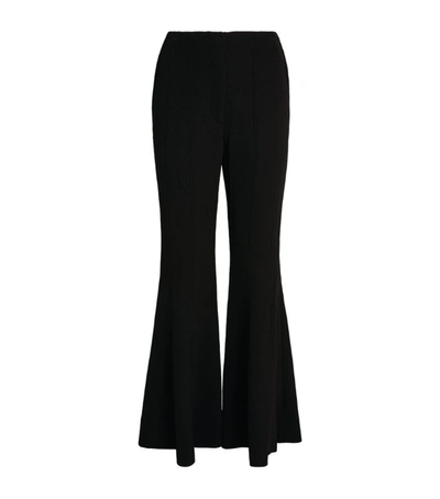 Shop Proenza Schouler Tailored Flared Trousers In Black