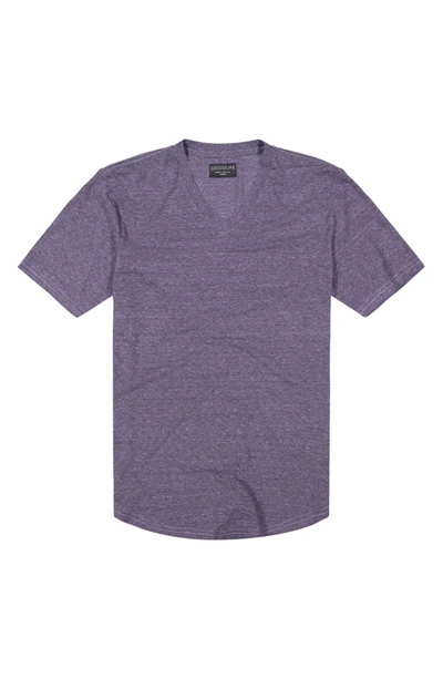 Shop Goodlife Scallop T-shirt In Purple Haze