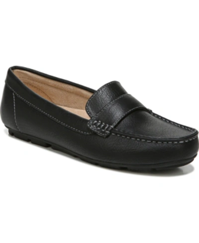 Shop Soul Naturalizer Seven Loafers In Black Faux Leather