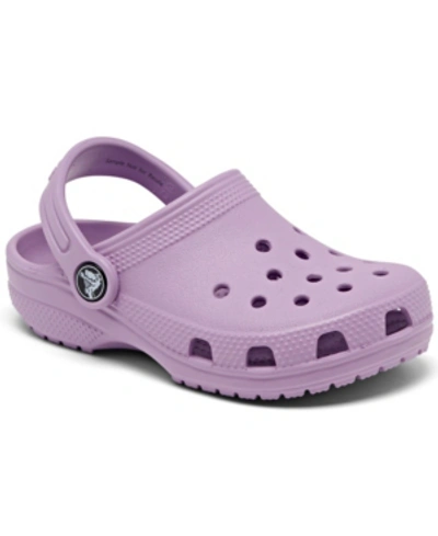 Shop Crocs Little Kids Classic Clogs From Finish Line In Orchid
