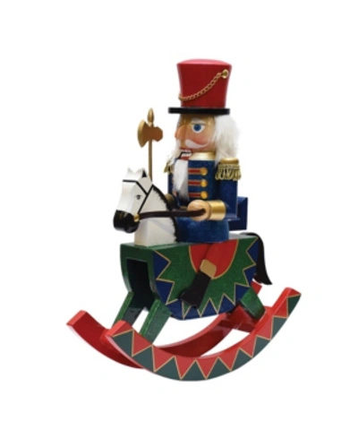 Northlight Christmas Nutcracker Soldier On Rocking Horse In Red