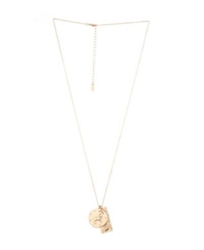 Shop Ettika Women's Zodiac Double Charm Necklace In Aries