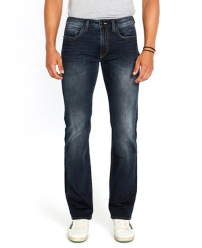 Buffalo David Bitton Men's Relaxed Straight Driven Jeans In Dark Indigo