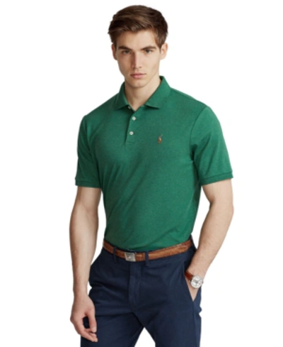 Shop Polo Ralph Lauren Men's Custom Slim Fit Soft Cotton Polo Shirt In Green