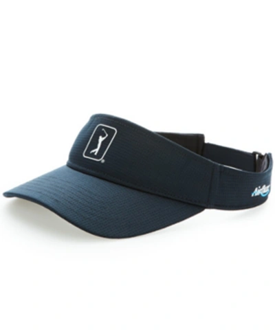 Shop Pga Tour Men's Airflux Mesh Visor In Caviar