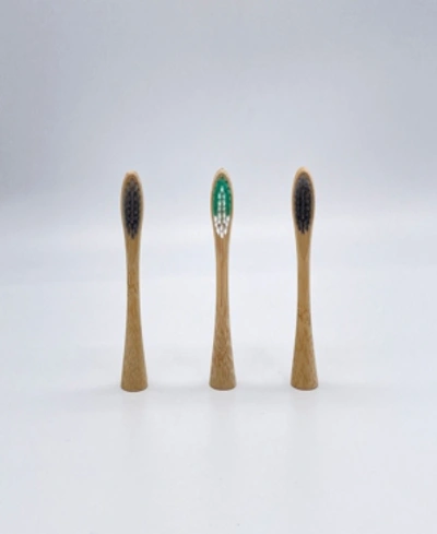 Shop Pearlbar Bamboo Electric Toothbrush Heads For Philips 9-series Electric Toothbrush, Set Of 3