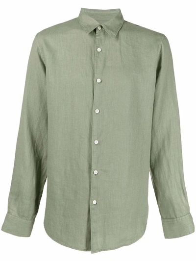 Shop Theory Button-down Shirt In Green