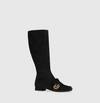 GUCCI Suede knee boot,408209C20001000