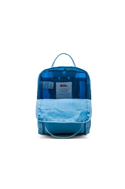 Shop Fjall Raven Kanken Mini In Air Blue