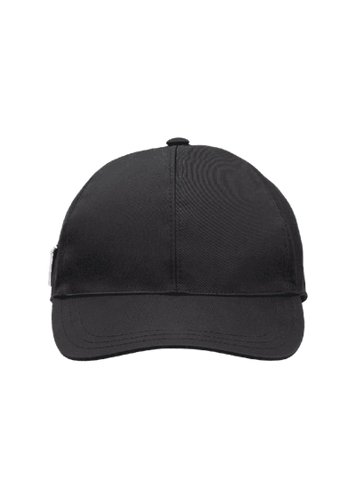 Shop Prada Men's Nylon Baseball Hat In F0011 Rosso