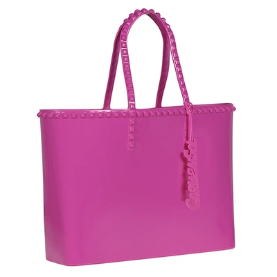 Shop Carmen Sol Angelica Large Tote In Fuchsia