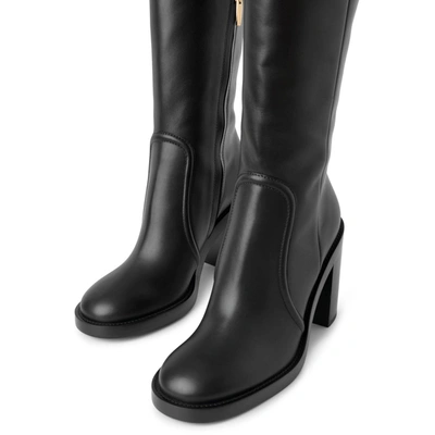 Shop Gianvito Rossi Conner Leather Boots