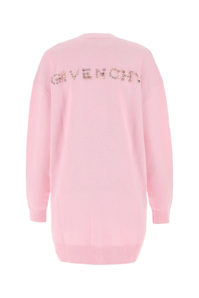 Shop Givenchy Pink Wool Blend Cardigan  Nd  Donna Xs