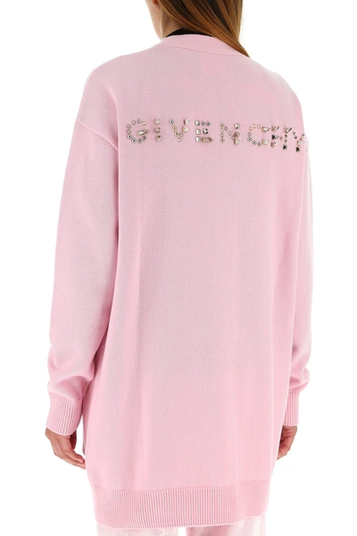 Shop Givenchy Pink Wool Blend Cardigan  Nd  Donna Xs