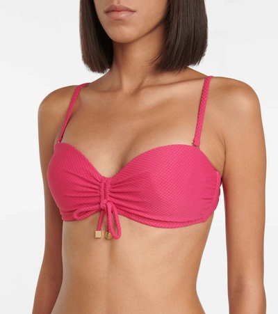 Shop Heidi Klein Melides Bandeau Bikini Top In Pink