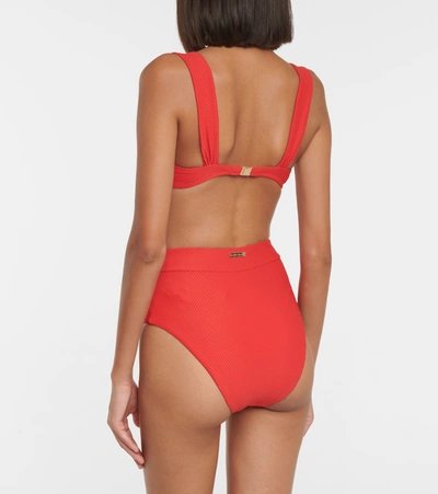 Shop Heidi Klein Numana Bikini Top In Red