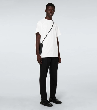 Jil Sander Short Sleeve Crewneck Logo Patch T-shirt - Pack Of 3 In White