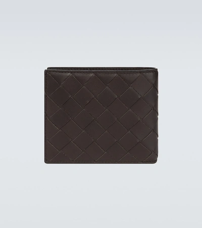 Bottega Veneta Bifold Leather Wallet In Brown