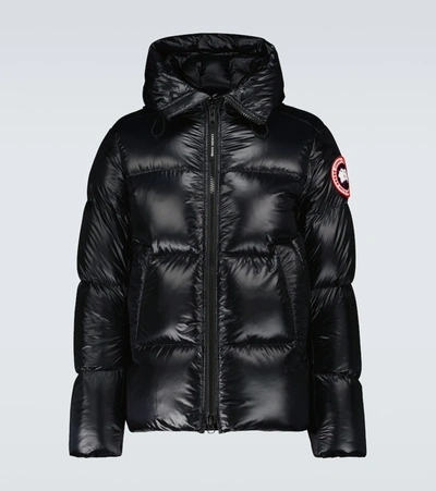 Shop Canada Goose Crofton Down Jacket In Black