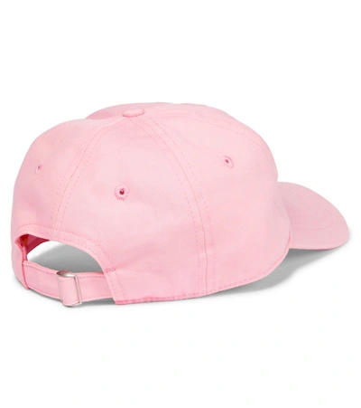 Shop Off-white Arrows Cotton Cap In Pink